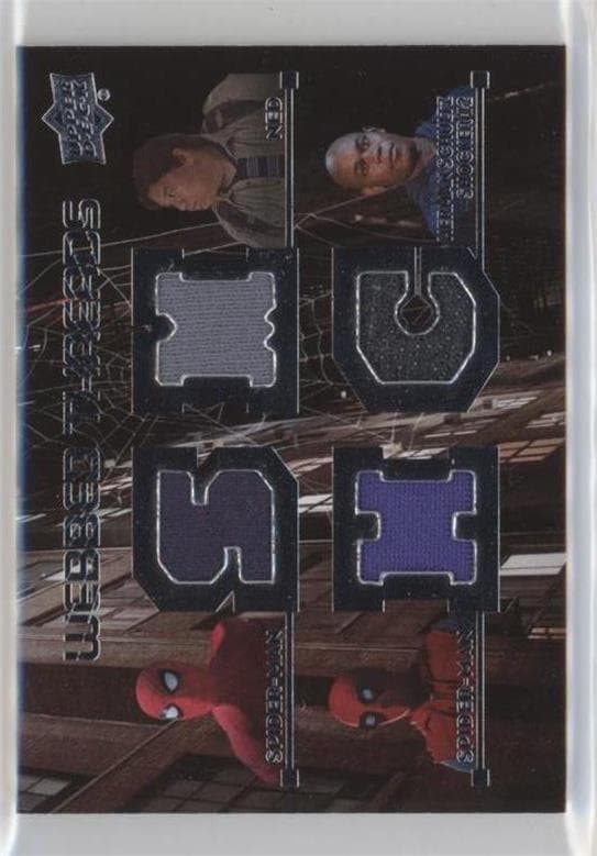 Spider-Man Stark Suit Legs/Spider-Man Homemade Suit Legs/Ned Leeds/The Second Shocker #WTQ6 — 2017 Upper Deck Marvel Spider-Man Homecoming Movie
