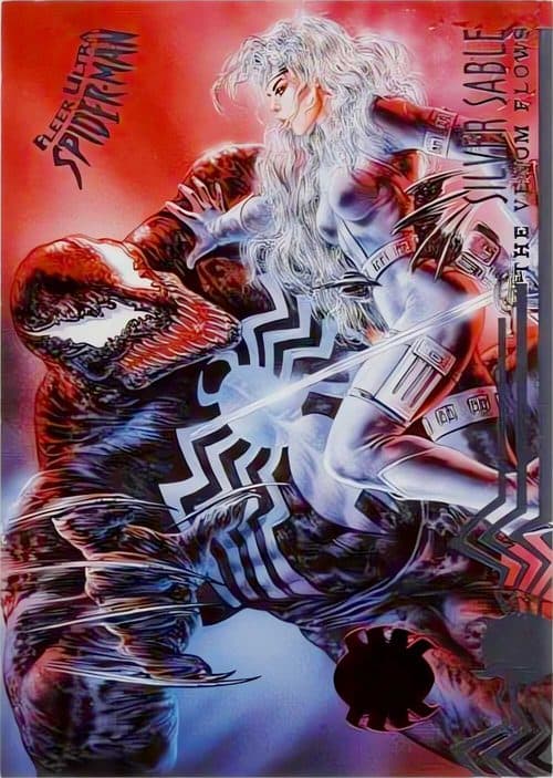 Venom vs. Silver Sable #107 — Spider-Man Fleer Ultra 2017