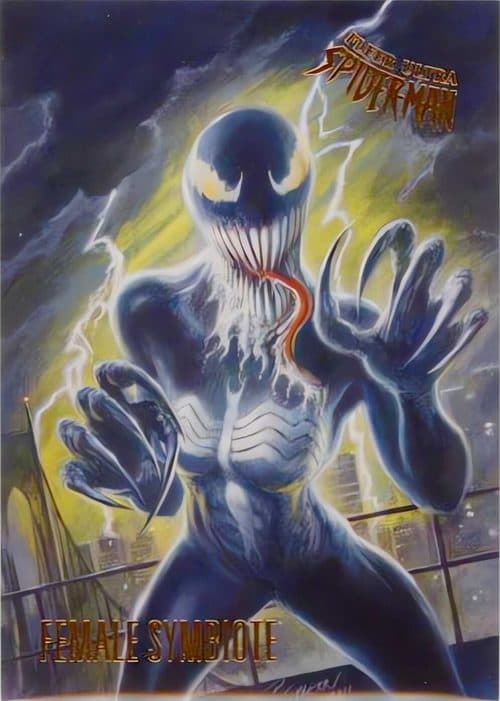 Female Symbiote #55 — Spider-Man Fleer Ultra 2017