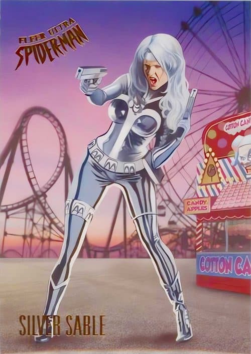 Silver Sable #93 — Spider-Man Fleer Ultra 2017