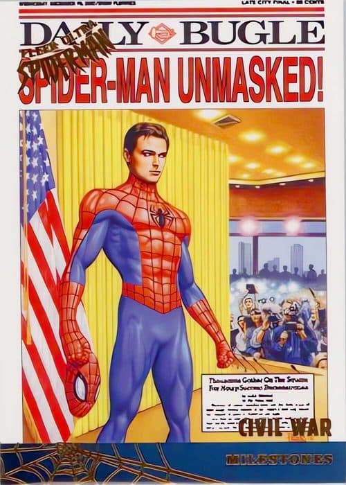 Civil War #M-8 — Spider-Man Fleer Ultra 2017