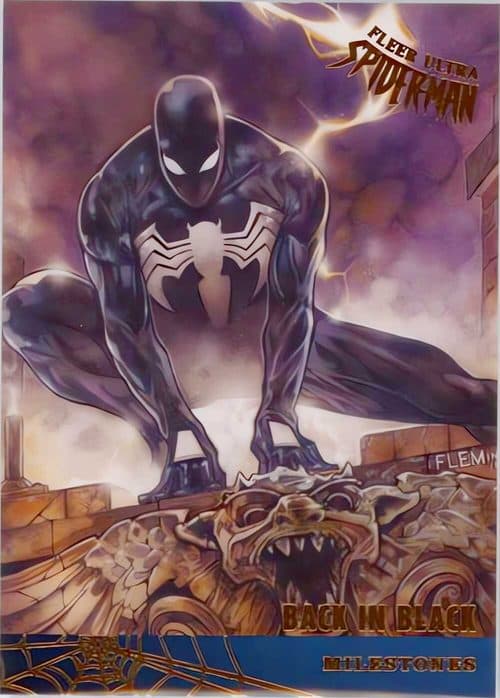 Black is Back #M-9 — Spider-Man Fleer Ultra 2017