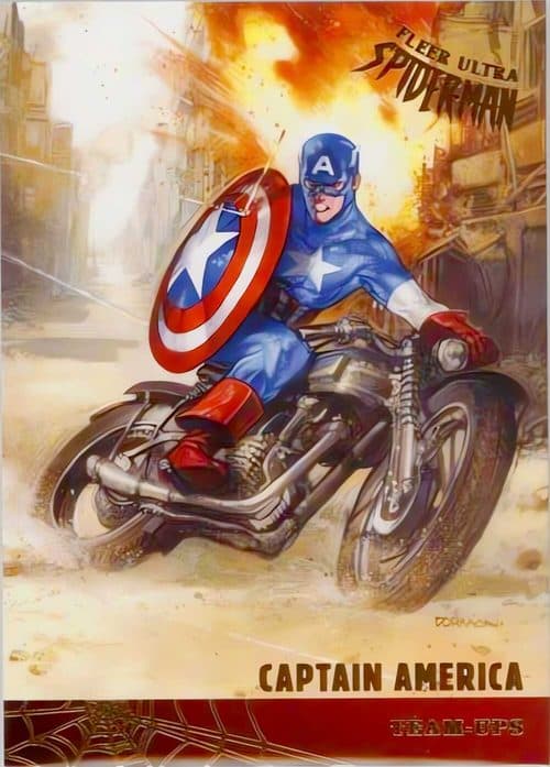 Captain America #TU2 — Spider-Man Fleer Ultra 2017