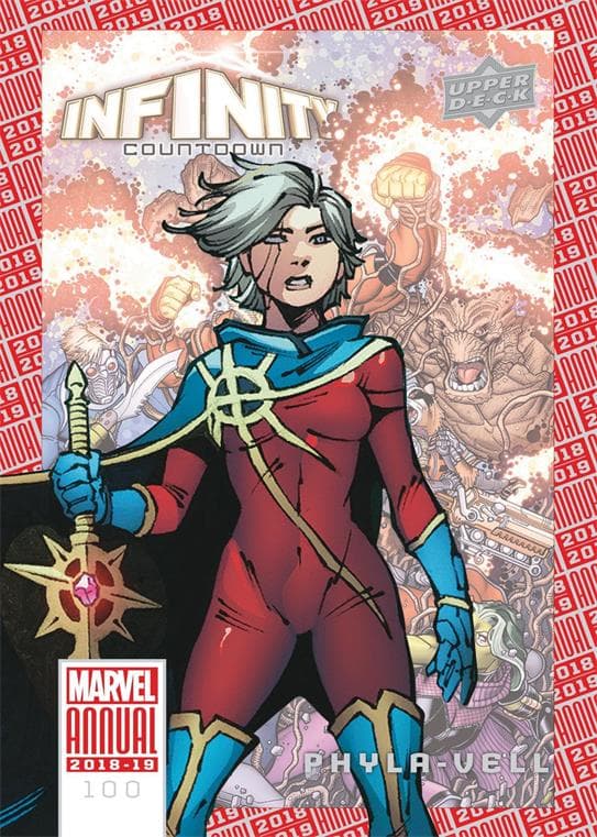 Phyla-Vell #100 — 2018-19 Upper Deck Marvel Annual