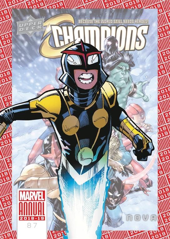 Nova #87 — 2018-19 Upper Deck Marvel Annual
