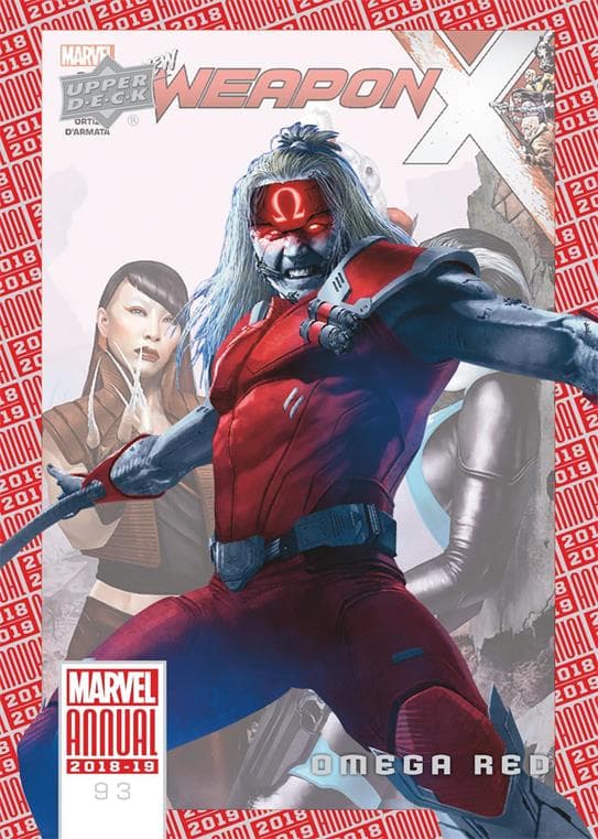 Omega Red #93 — 2018-19 Upper Deck Marvel Annual