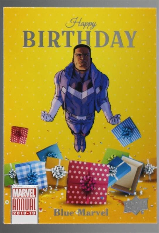 Blue Marvel #HB4 — 2018-19 Upper Deck Marvel Annual
