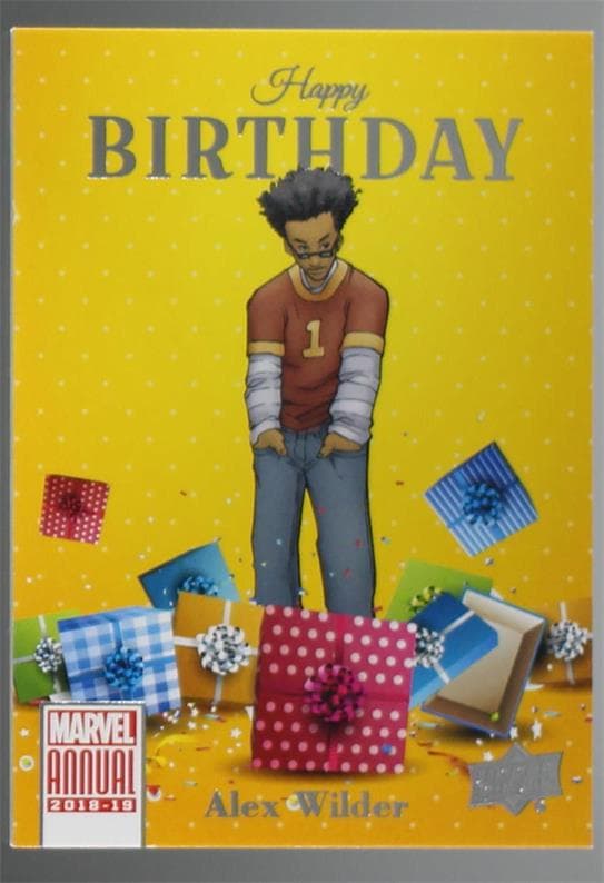 Alex Wilder #HB6 — 2018-19 Upper Deck Marvel Annual