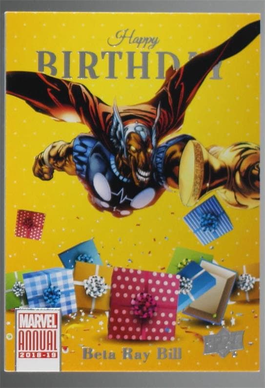 Beta Ray Bill #HB7 — 2018-19 Upper Deck Marvel Annual