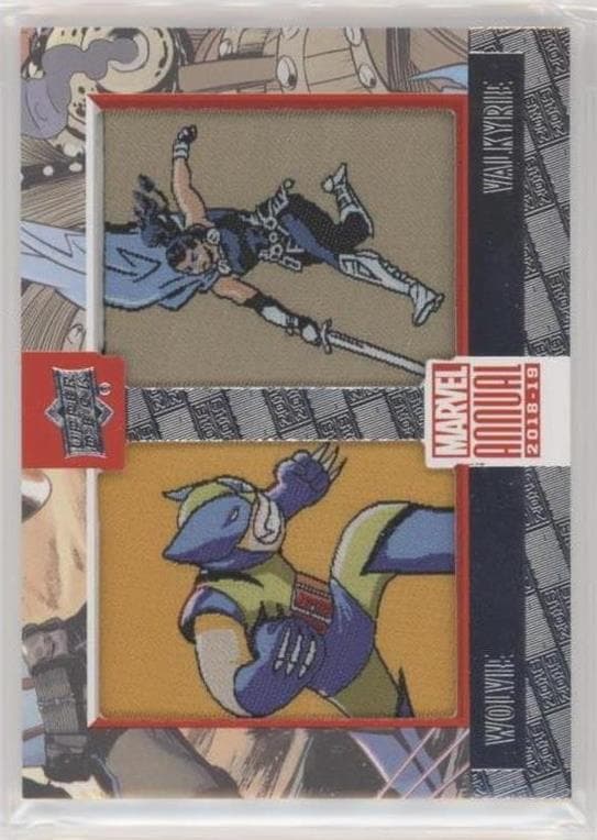 Valkyrie/Wolverine #PD4 — 2018-19 Upper Deck Marvel Annual