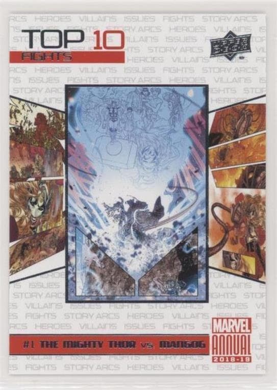 The Mighty Thor vs
Mangog #TF1 — 2018-19 Upper Deck Marvel Annual