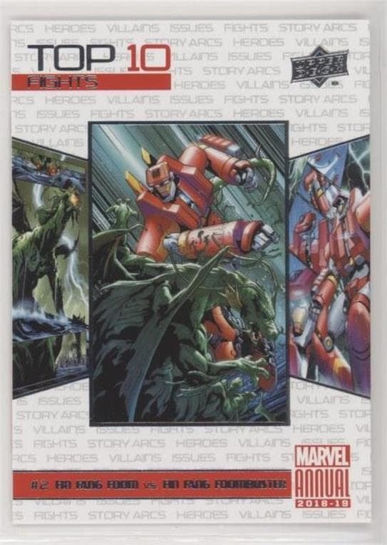Fin Fang Foom vs. Fin Fang Foombuster #TF2 — 2018-19 Upper Deck Marvel Annual