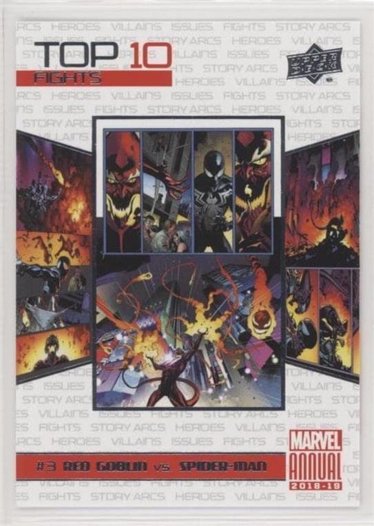 Red Goblin vs. Spider-Man #TF3 — 2018-19 Upper Deck Marvel Annual