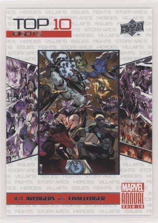 Avengers vs. Challenger #TF4 — 2018-19 Upper Deck Marvel Annual