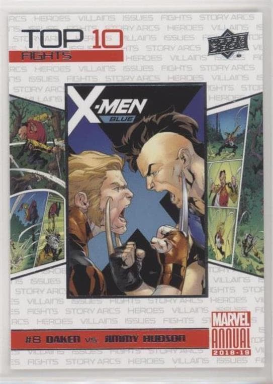 Daken vs. Jimmy Hudson #TF8 — 2018-19 Upper Deck Marvel Annual