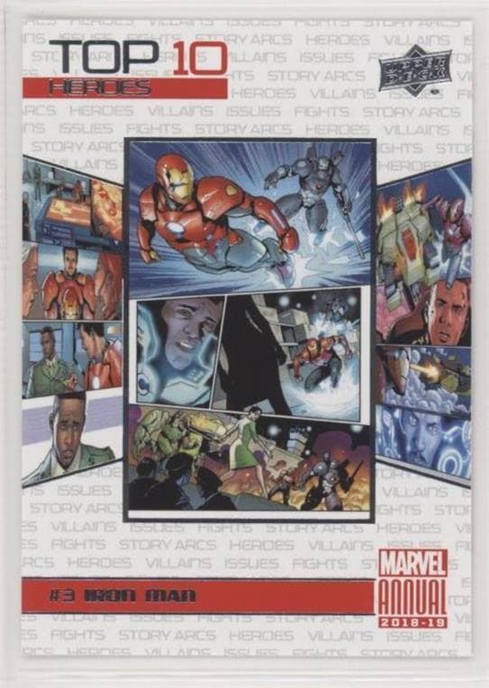 Iron Man #TH3 — 2018-19 Upper Deck Marvel Annual