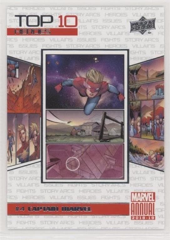 Captain Marvel #TH4 — 2018-19 Upper Deck Marvel Annual