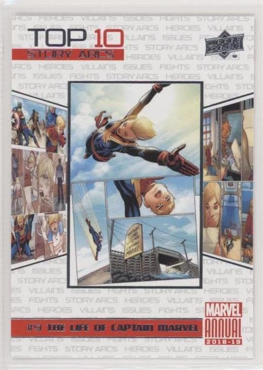 The Life Of Captain Marvel #TS9 — 2018-19 Upper Deck Marvel Annual