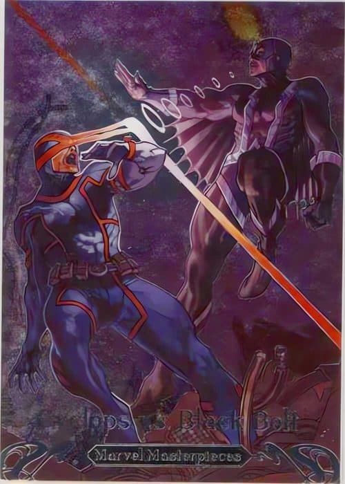 Cyclops vs. Black Bolt #BS-15 — 2018 Marvel Masterpieces