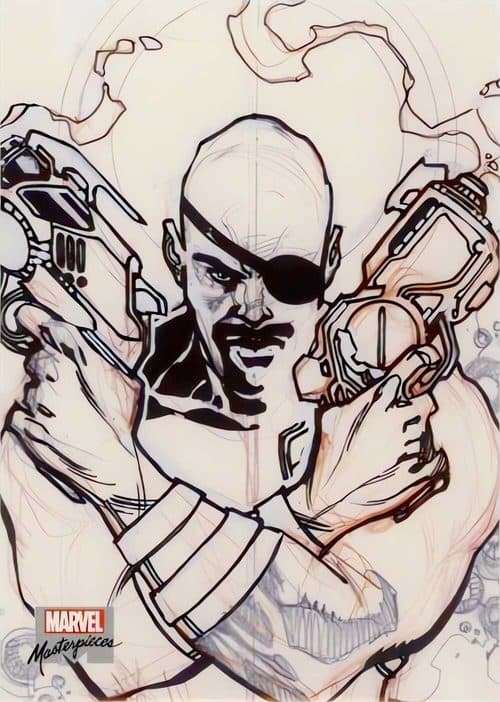 Nick Fury #PA19 — 2018 Marvel Masterpieces