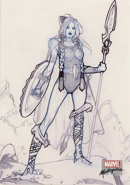 Valkyrie #PA24 — 2018 Marvel Masterpieces
