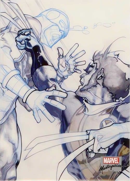 Cyclops vs. Wolverine #PA84 — 2018 Marvel Masterpieces