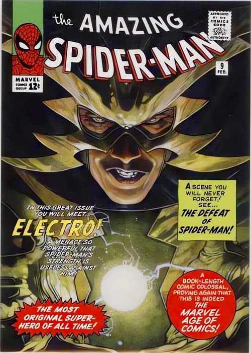 Electro #WI-16 — 2018 Marvel Masterpieces