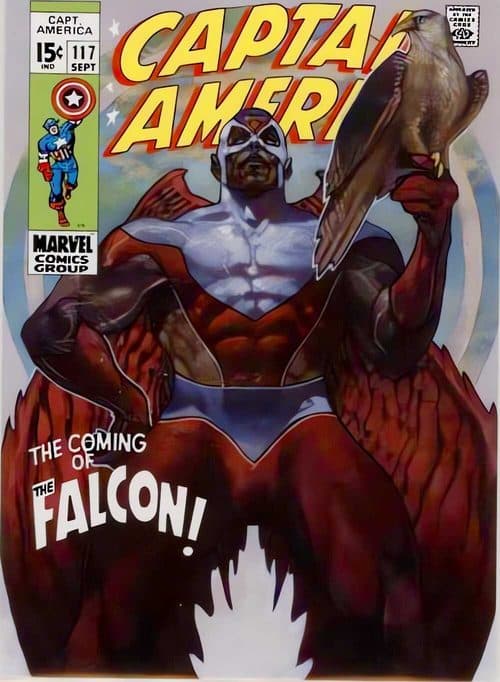 Falcon #WI-53 — 2018 Marvel Masterpieces