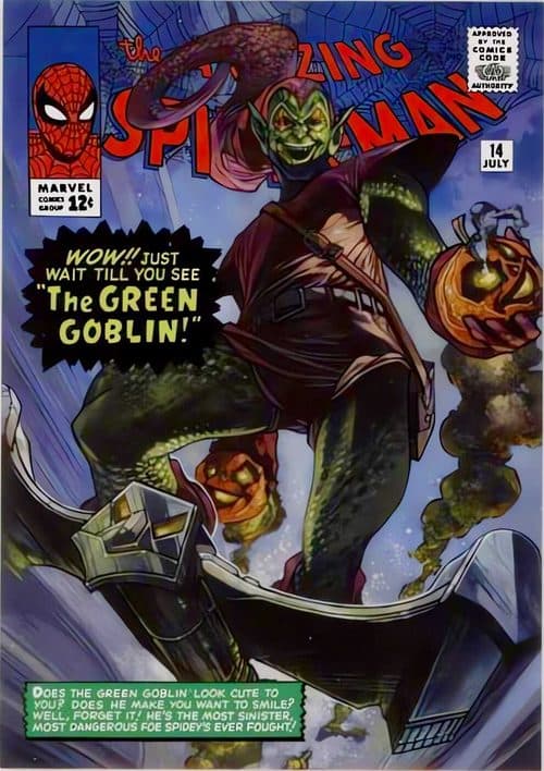 Green Goblin #WI-70 — 2018 Marvel Masterpieces