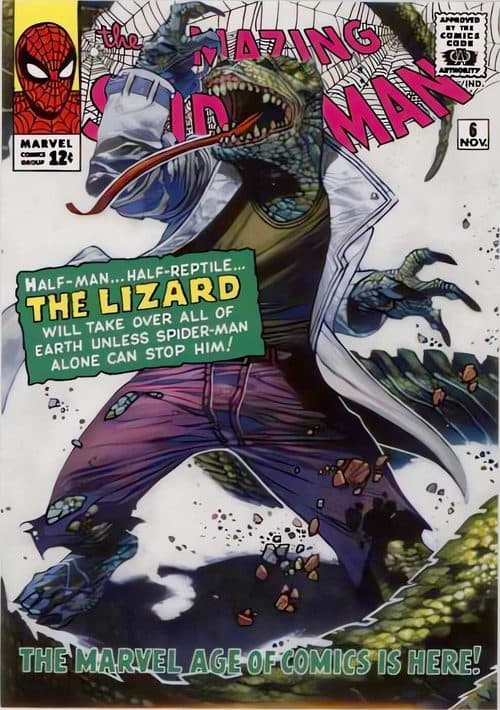 Lizard #WI-8 — 2018 Marvel Masterpieces