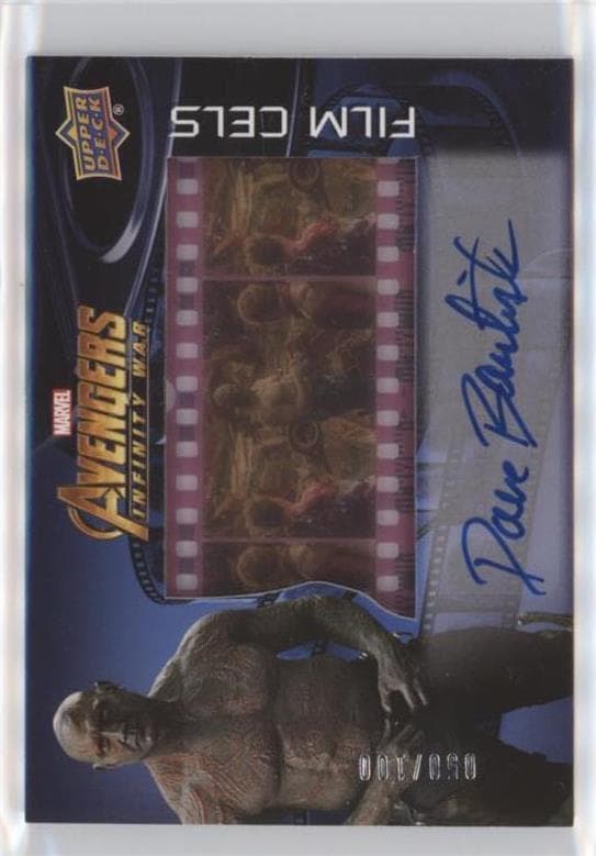 Dave Bautista #FCA-DB — 2018 Upper Deck Marvel's Avengers Infinity War