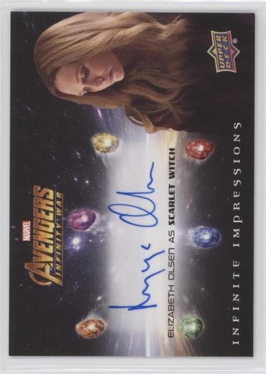 Elizabeth Olsen #II-EO — 2018 Upper Deck Marvel's Avengers Infinity War