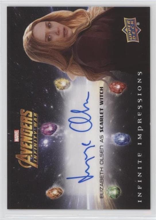 Elizabeth Olsen #II-SW — 2018 Upper Deck Marvel's Avengers Infinity War