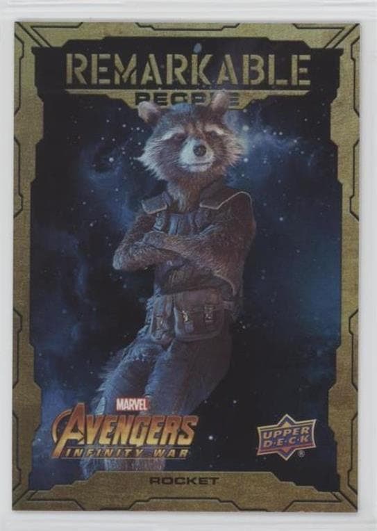 Rocket Raccoon #RP15 — 2018 Upper Deck Marvel's Avengers Infinity War