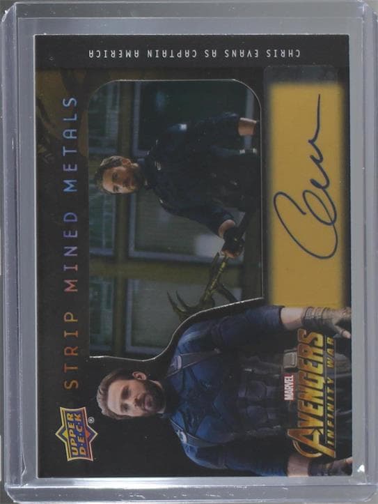 Chris Evans #SMM-CE — 2018 Upper Deck Marvel's Avengers Infinity War