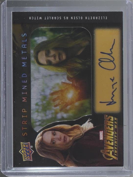 Elizabeth Olsen #SMM-EO — 2018 Upper Deck Marvel's Avengers Infinity War