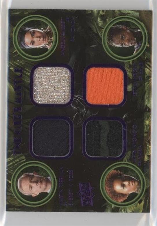 Everett K. Ross/Ramonda/Nakia/Shuri #KQ-RRNS — 2018 Upper Deck Marvel's Black Panther