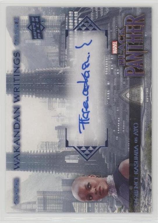 Florence Kasumba #WW-YO — 2018 Upper Deck Marvel's Black Panther