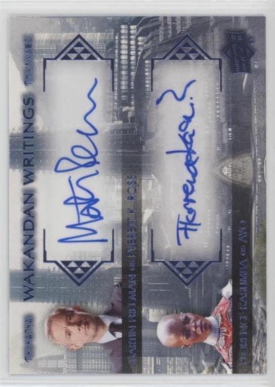 Martin Freeman/Florence Kasumba #WWD-RA — 2018 Upper Deck Marvel's Black Panther