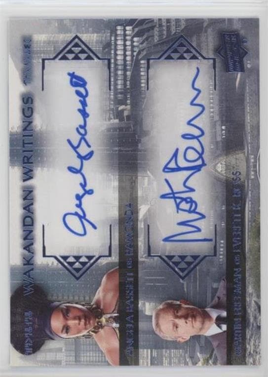 Angela Bassett/Martin Freeman #WWD-RR — 2018 Upper Deck Marvel's Black Panther