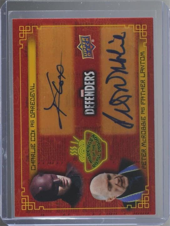 Charlie Cox/Peter McRobbie #RD-CM — 2018 Upper Deck Marvel's The Defenders