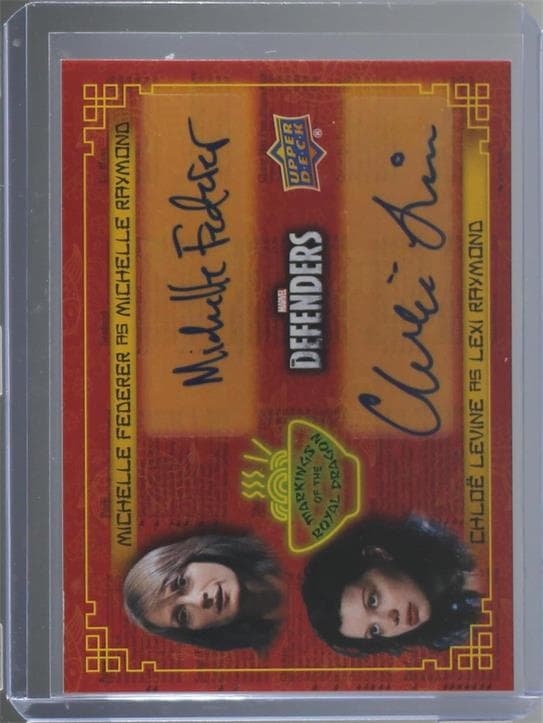 Michelle Federer/Chloe Levine #RD-FL — 2018 Upper Deck Marvel's The Defenders