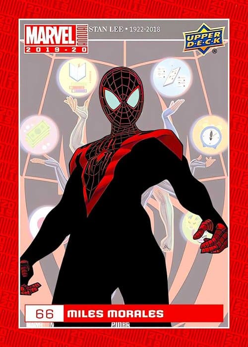 Miles Morales #66 — 2019-20 Upper Deck Marvel Annual