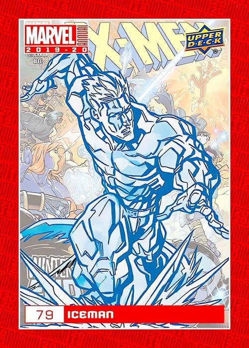 Iceman #79 — 2019-20 Upper Deck Marvel Annual