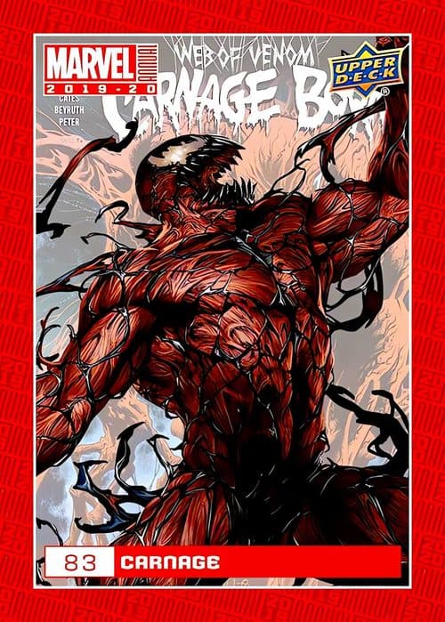 Carnage #83 — 2019-20 Upper Deck Marvel Annual