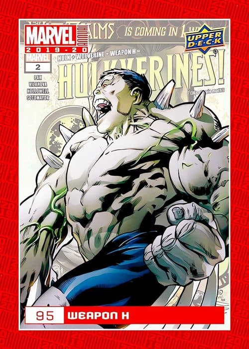 Weapon H #95 — 2019-20 Upper Deck Marvel Annual