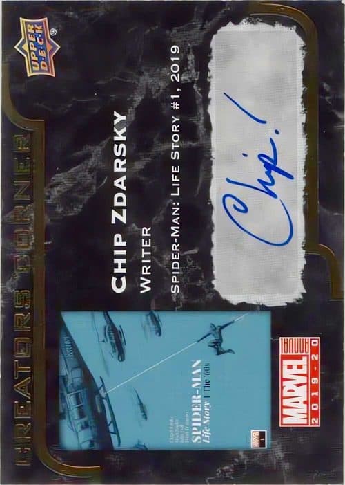 Chip Zdarsky #CC-CZ — 2019-20 Upper Deck Marvel Annual