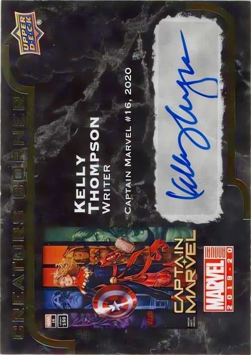 Kelly Thompson #CC-KT — 2019-20 Upper Deck Marvel Annual