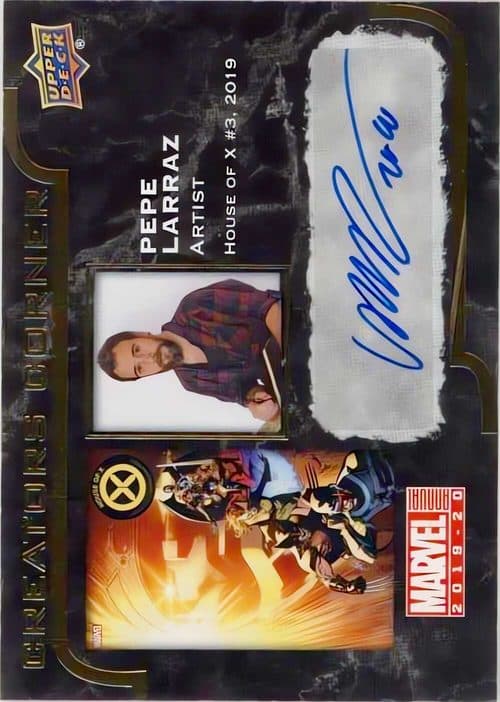 Pepe Larraz #CC-PL — 2019-20 Upper Deck Marvel Annual