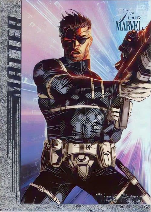 Nick Fury #M-9 — 2019 Marvel Flair